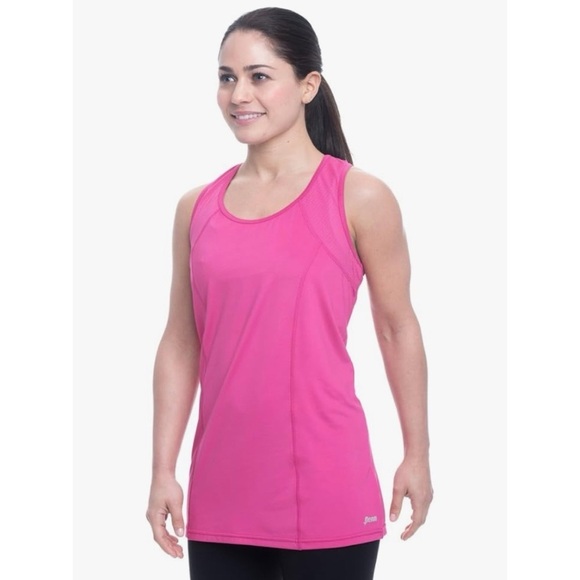 NWT Penn Women's Princess Performance Workout Tank Top Rose Violet Pink, Large - Picture 2 of 4